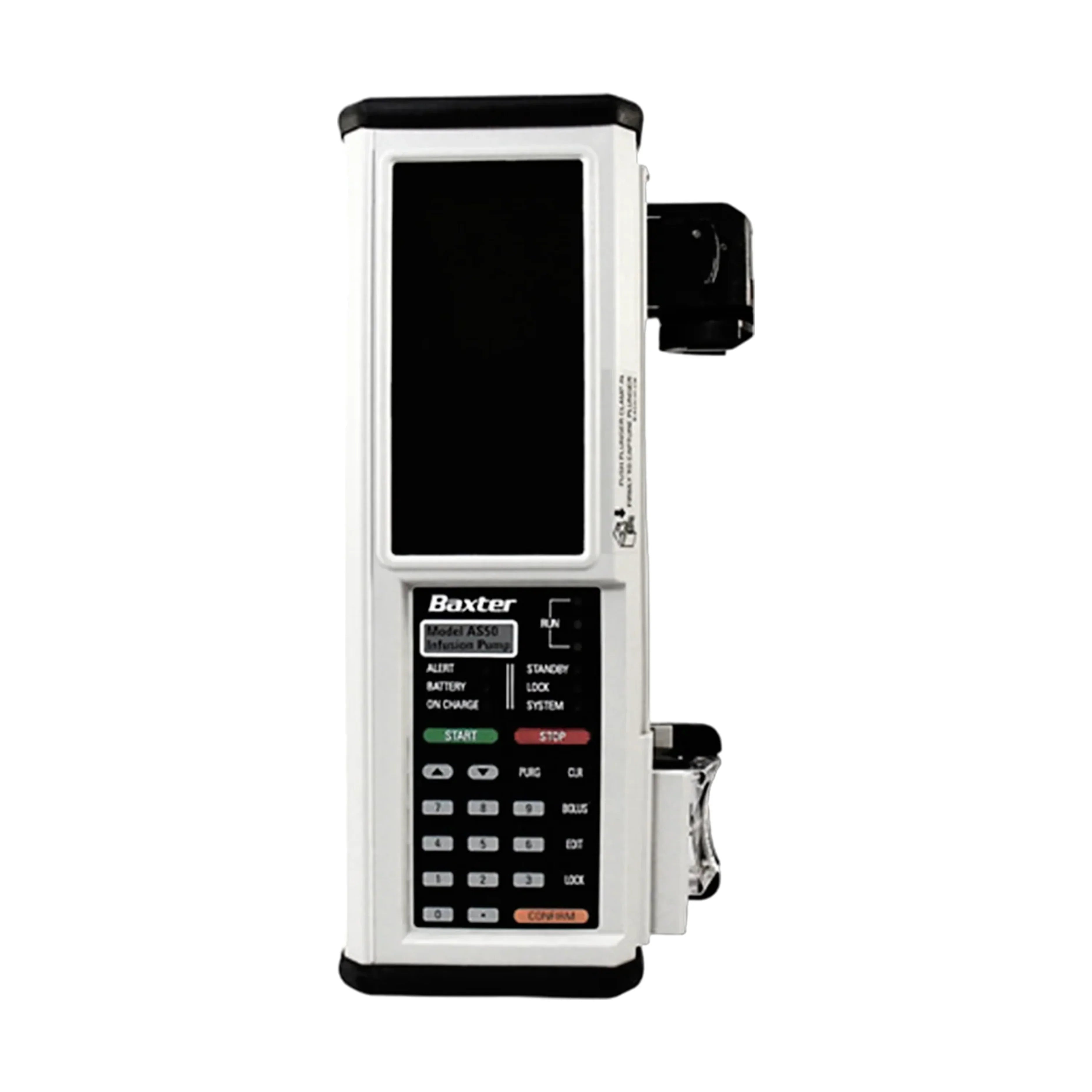 Baxter AS50 Syringe Infusion Pump – accurate and reliable medical infusion device for IV medication delivery in hospitals and clinical environments