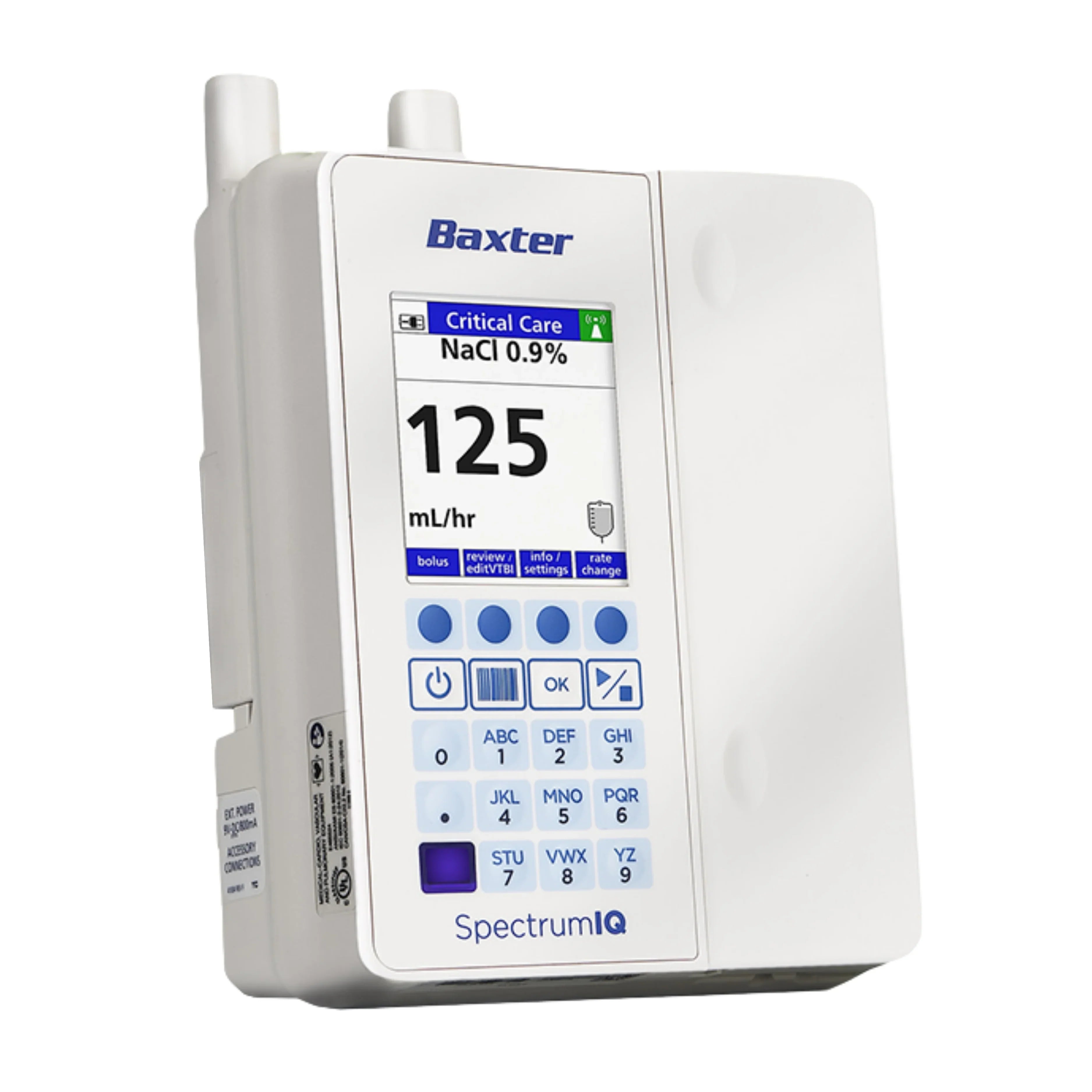 Baxter Flo-Gard 6301 Infusion Pump – dual-channel volumetric IV infusion system for accurate and reliable medication delivery in hospitals and clinics