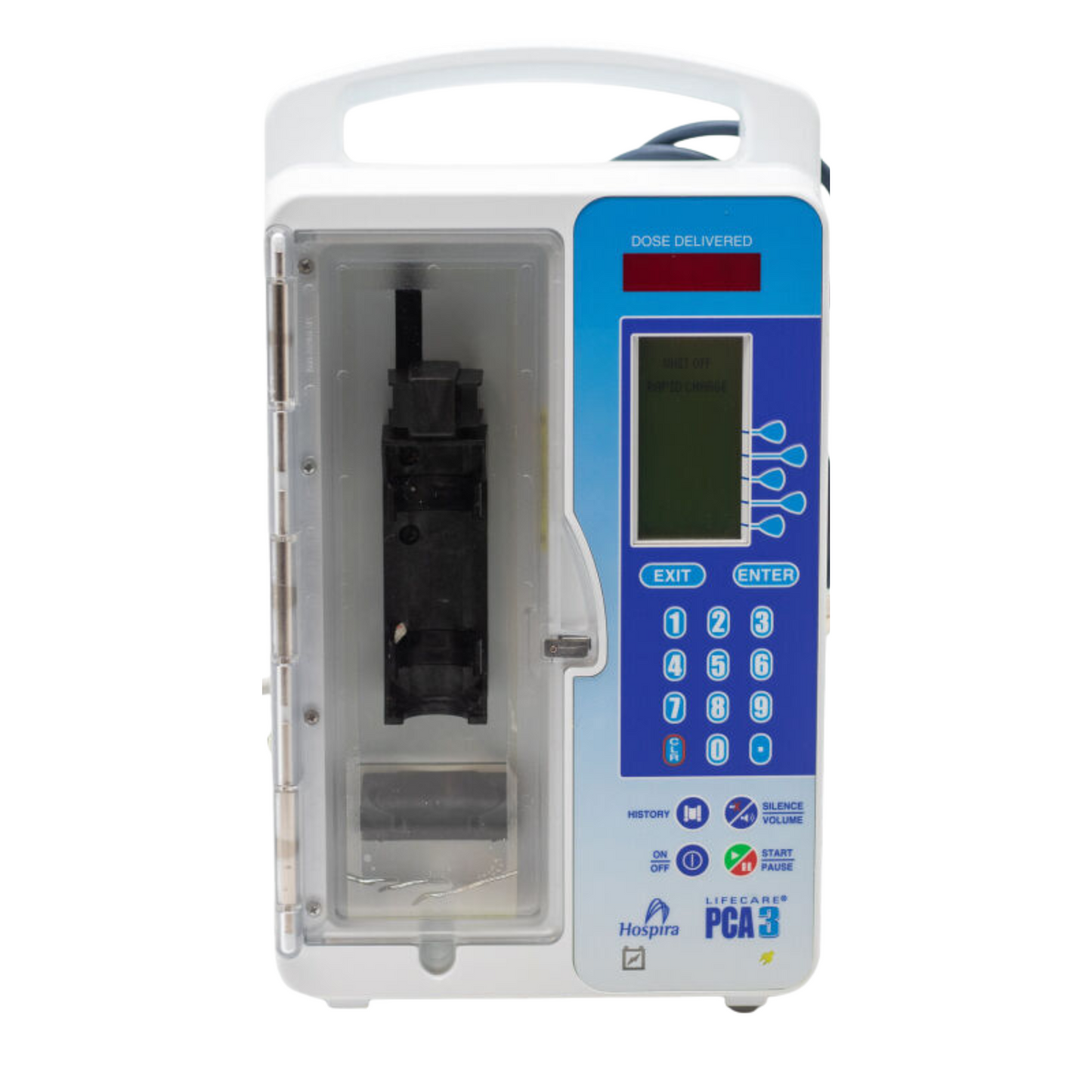 Lifecare Hospira PCA 3 Infusion Pump
Hospira PCA 3 patient-controlled analgesia device
Lifecare PCA 3 pain management infusion pump