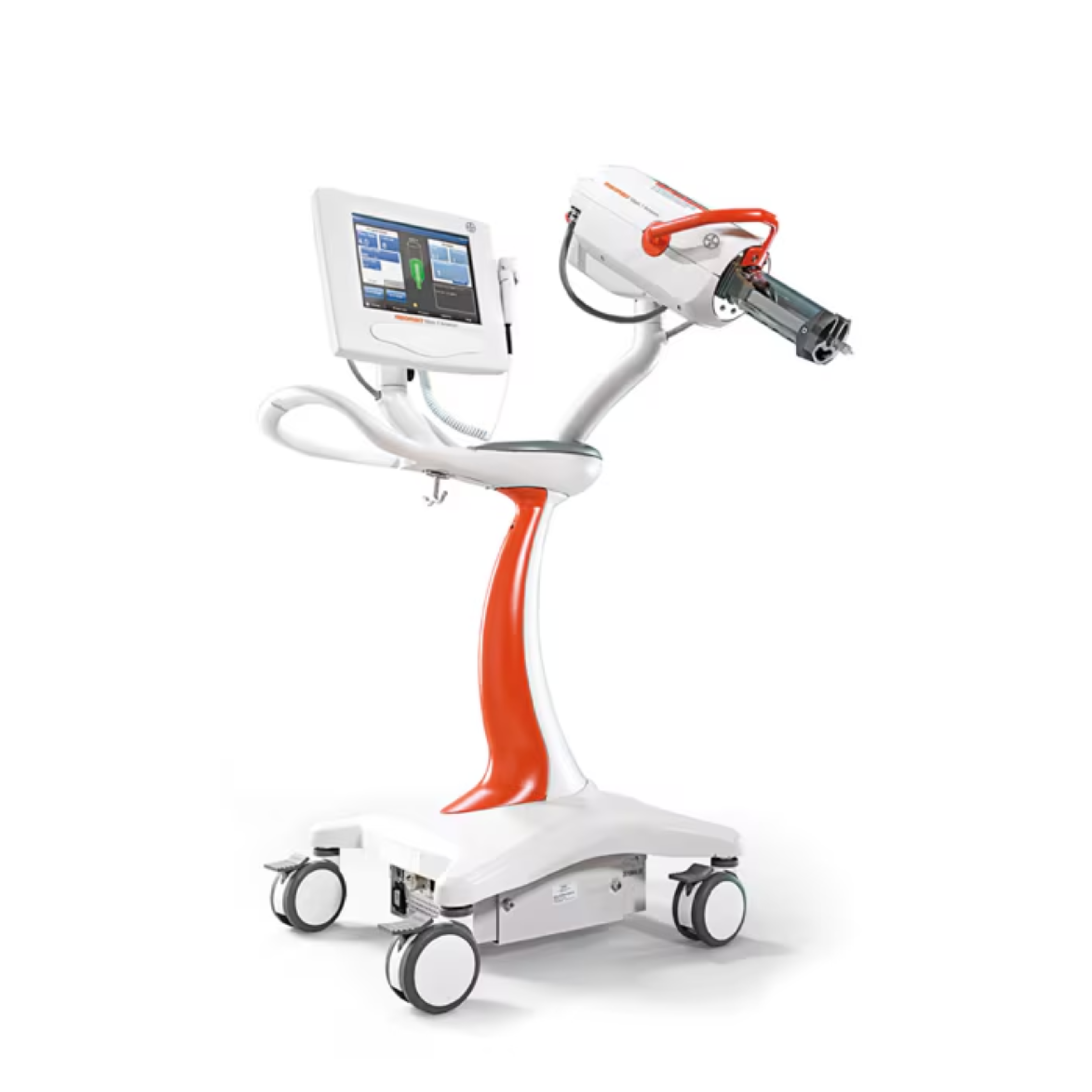 MEDRAD Mark 7 Arterion Injection System
Mark 7 Arterion Control Console
MEDRAD Arterion Hand Controller
Bayer MEDRAD Mark 7 Injector in Cath Lab