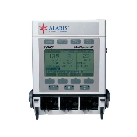 Alaris MedSystem III 2863 triple-channel infusion pump

CareFusion Alaris 2863 modular volumetric infusion pump

Alaris MedSystem III 2863 for ICU, transport, and pediatric infusion therapy
