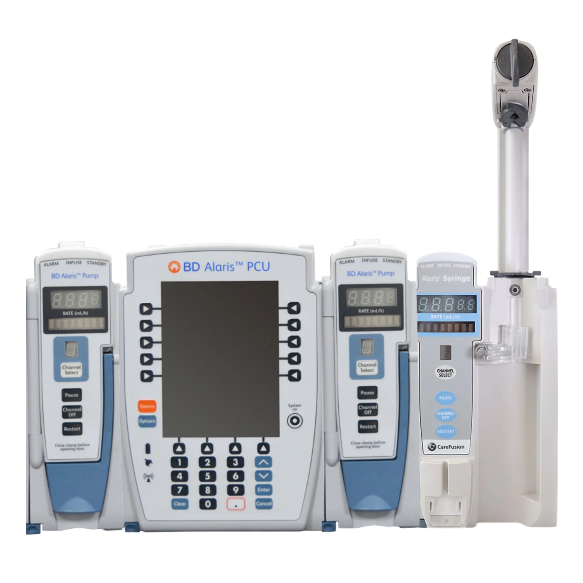 Alaris Medley 8015 Combo with 8100 Infusion Pump & 8110 Syringe