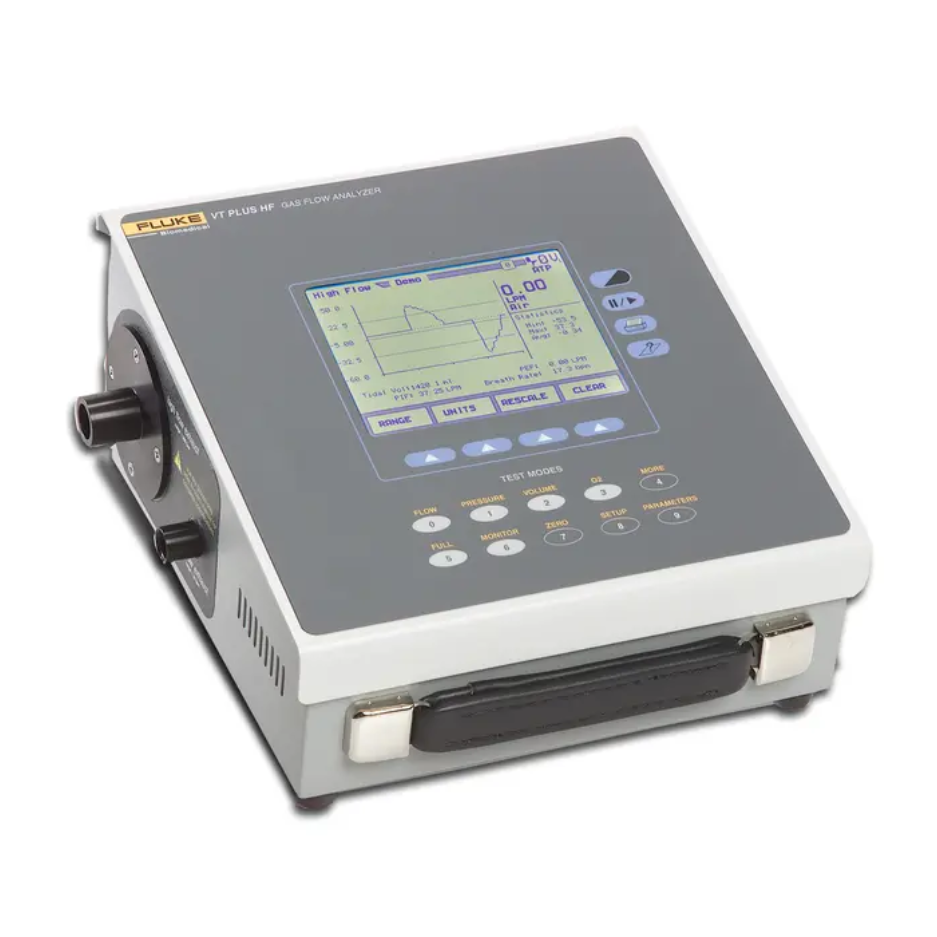 Fluke VT PLUS HF Gas Flow Analyzer – Portable High-Frequency Ventilator and Medical Gas Tester