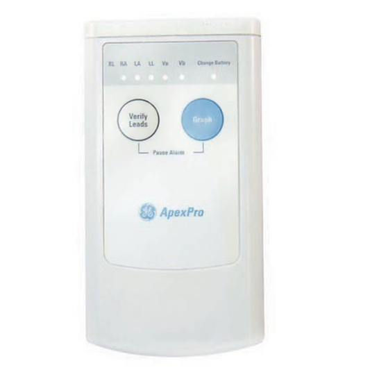 GE Apex Pro Telemetry Transmitter

Apex Pro Wireless ECG Patient Monitor

GE Healthcare Apex Pro Patient Transmitter
