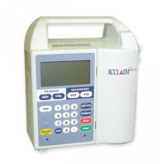 Hospira Abbott Acclaim Encore Infusion Pump

Acclaim Encore IV infusion device

Hospira Acclaim Encore portable infusion pump