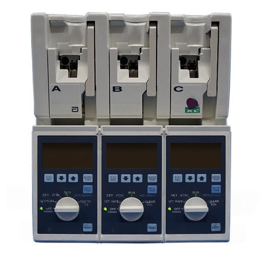 Hospira Abbott Plum XL3 Micro/Macro Infusion Pump

Plum XL3 multi-channel infusion device

Hospira Plum XL3 IV therapy infusion system