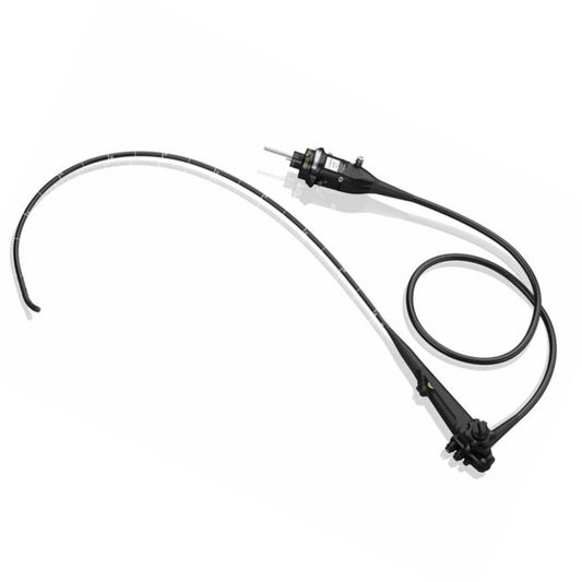 Olympus EVIS EXERA III GIF-H190 HD Video Gastroscope — slim 9.2mm distal end with enhanced NBI, forward water-jet, and 2.8mm therapeutic channel for advanced upper GI endoscopy.