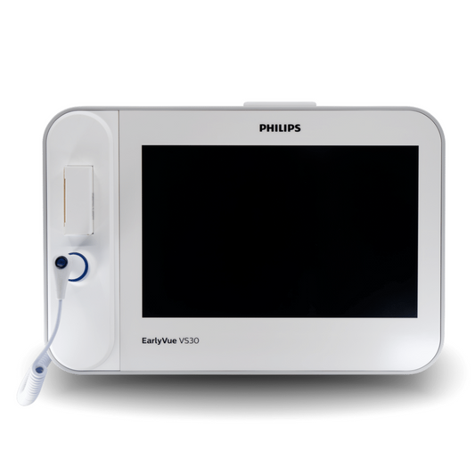 Philips EarlyVue VS30 Vital Signs Monitor with Early Warning Scoring

Philips VS30 Portable Vital Signs Monitor for Hospitals

Philips EarlyVue VS30 Patient Monitor with NIBP and SpO₂