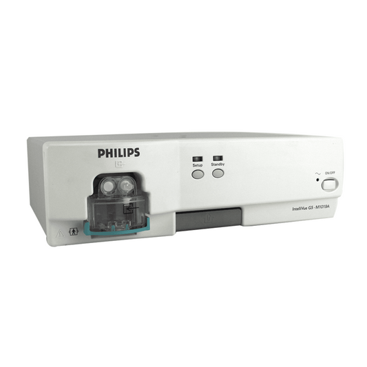 Philips G5 Gas Module M1019A for IntelliVue Monitors

Philips M1019A Anesthetic Gas Measurement Module

Philips IntelliVue G5 Gas Analysis Unit