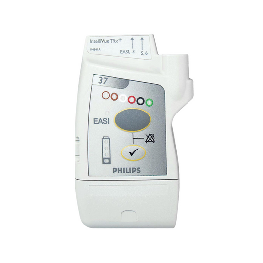 Philips IntelliVue MX40 Transmitter

Philips MX40 portable telemetry monitor

IntelliVue MX40 patient wireless transmitter
