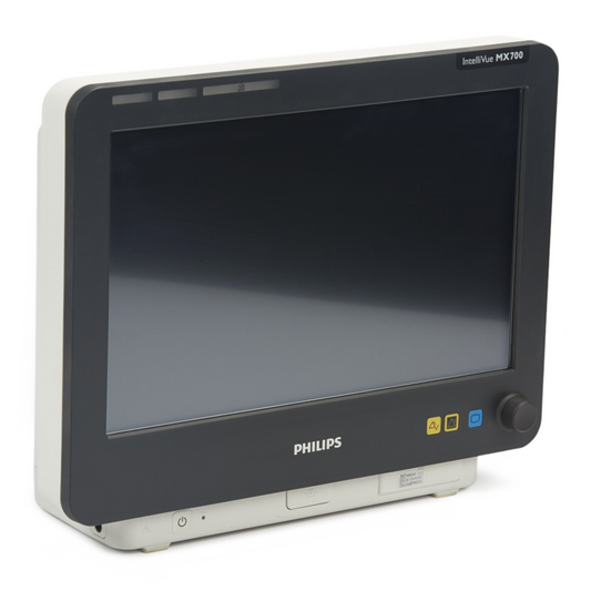 Philips IntelliVue MX700 Patient Monitor for Critical Care

Philips MX700 Bedside Monitor with 15-inch Touchscreen

Philips IntelliVue MX700 ICU & OR Patient Monitoring System
