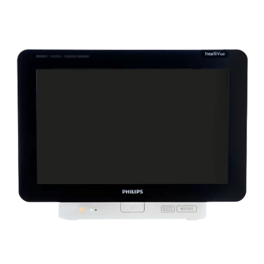 Philips IntelliVue MX550 Patient Monitor

IntelliVue MX550 Compact Bedside Monitor by Philips

Philips MX550 Portable Critical Care Monitoring System